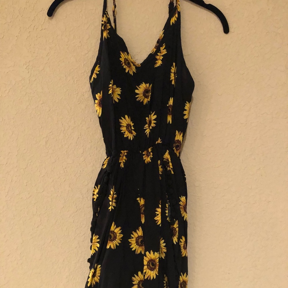 Sunflower Pom Pom romper